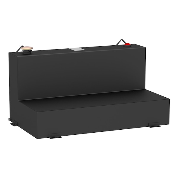 UWS STEEL L-SHAPE TRANSFER TANK 75 GALLON MATTE BLACK